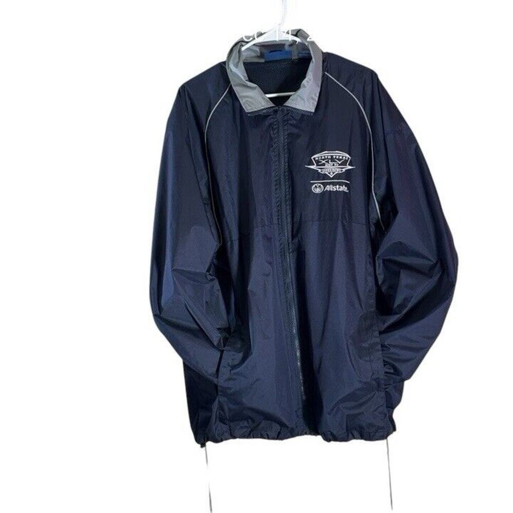 Reebok Size 2XL Windbreaker Jacket Super Bowl XLV North Texas Host Allstate